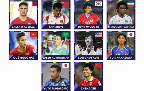 Quế Ngọc Hải được đề cử vào “đội hình trong mơ” AFC Asian Cup mọi thời đại